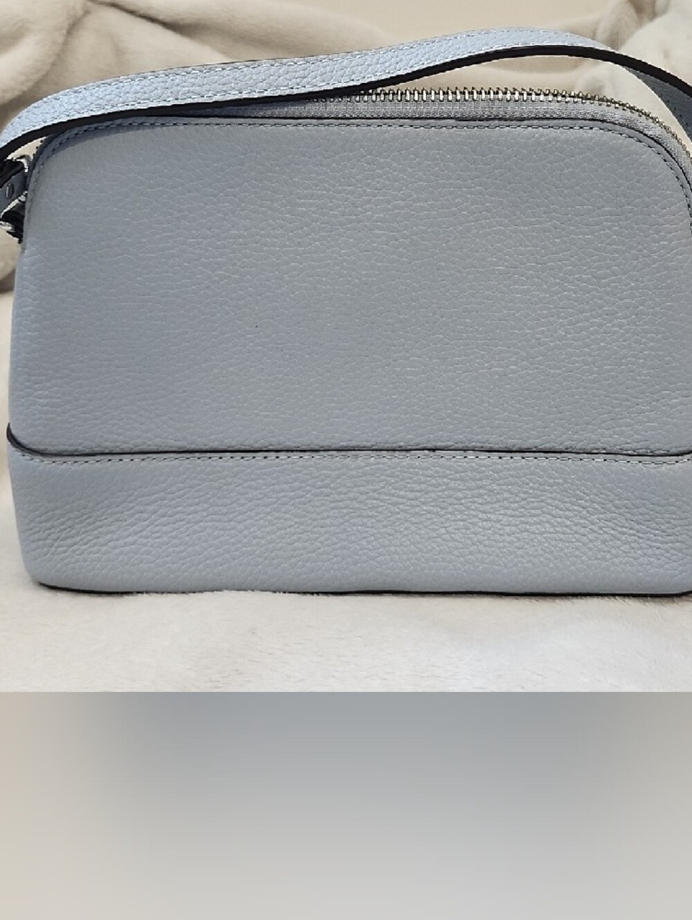 kate spade Light Gray Pebbled Leather Crossbody Belt Bag - Picture 3 of 5